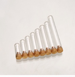 Test tube bottle with bamboo cover