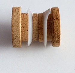 Test tube bottle with bamboo cover