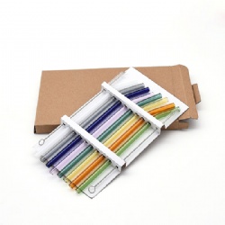 Glass straws-customized packaging